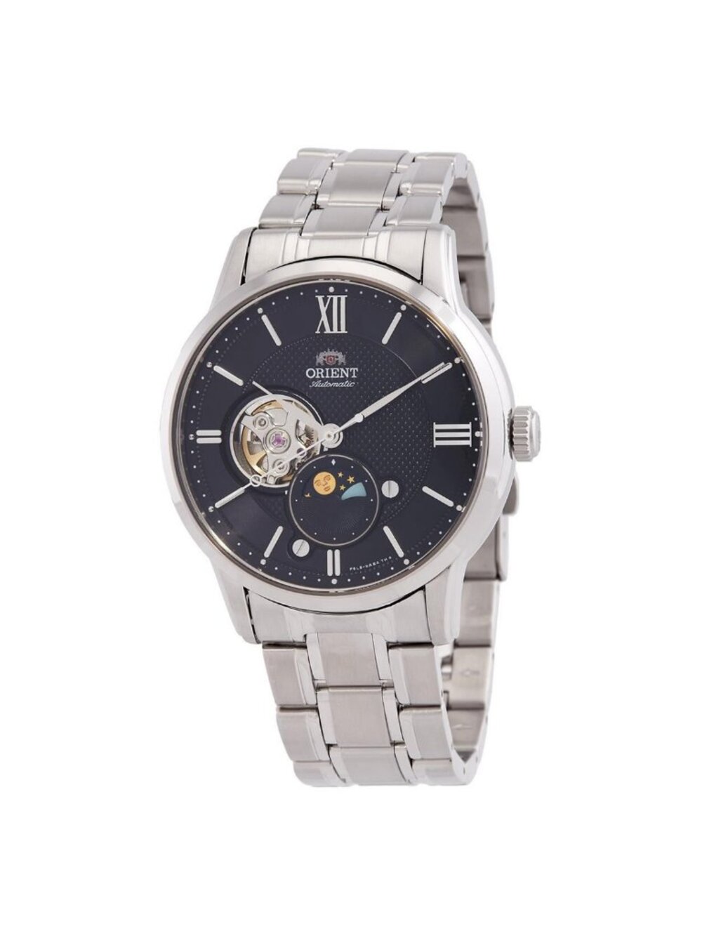NWT Orient Sun and Moon Automatic Black Dial Men's Watch